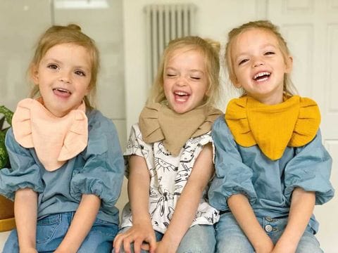 We are A family, We share the same style and we share the same values. We Love One Another Euqally As We Love our Family. Our Dribble bib are matching each other as we share we we like