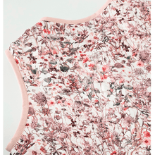 Load image into Gallery viewer, Kids Stylish - Pink Rosablomst Vest design - Gilet Outerwear Clothing Sleeveless Vest Warm Vest Scandi Stylish - back close up on vest - Little Scandi baby