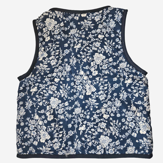 Kids Stylish - Scilla Navy Vest design - Gilet Outerwear Clothing Sleeveless Vest Warm Vest Scandi Stylish - back view of vest - Vest Little Scandi baby