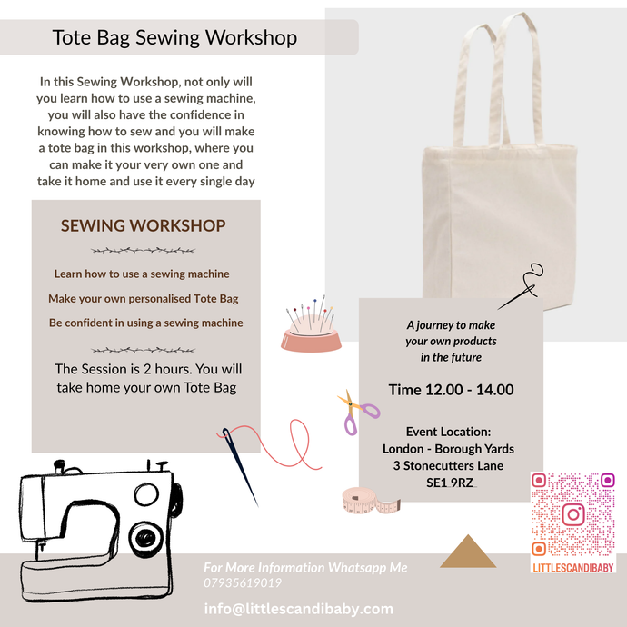 Tote Bag Workshop Host by Little Scandi baby - Sue