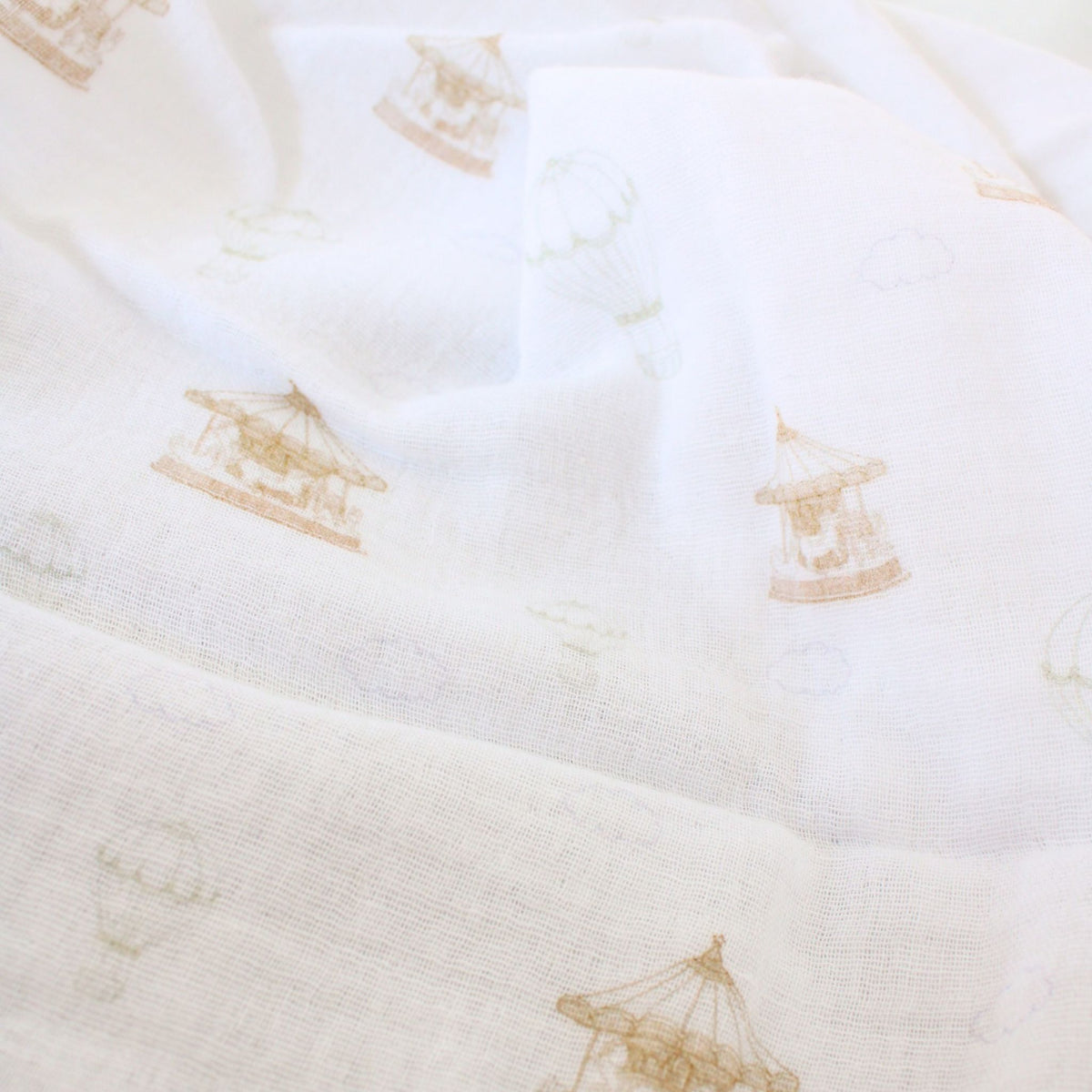 Baby Muslin Blanket Double Gauze close up