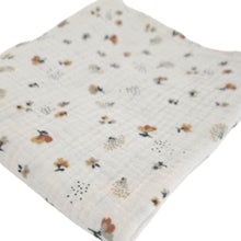 Load image into Gallery viewer, Hedgehog &amp; Garden Blanket - Little Scandi baby
