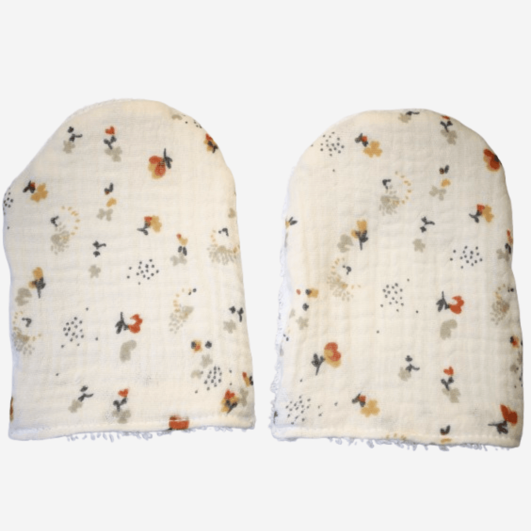 Oeko Tex Baby Hedgehog Cleaning Mitts - Little Scandi baby