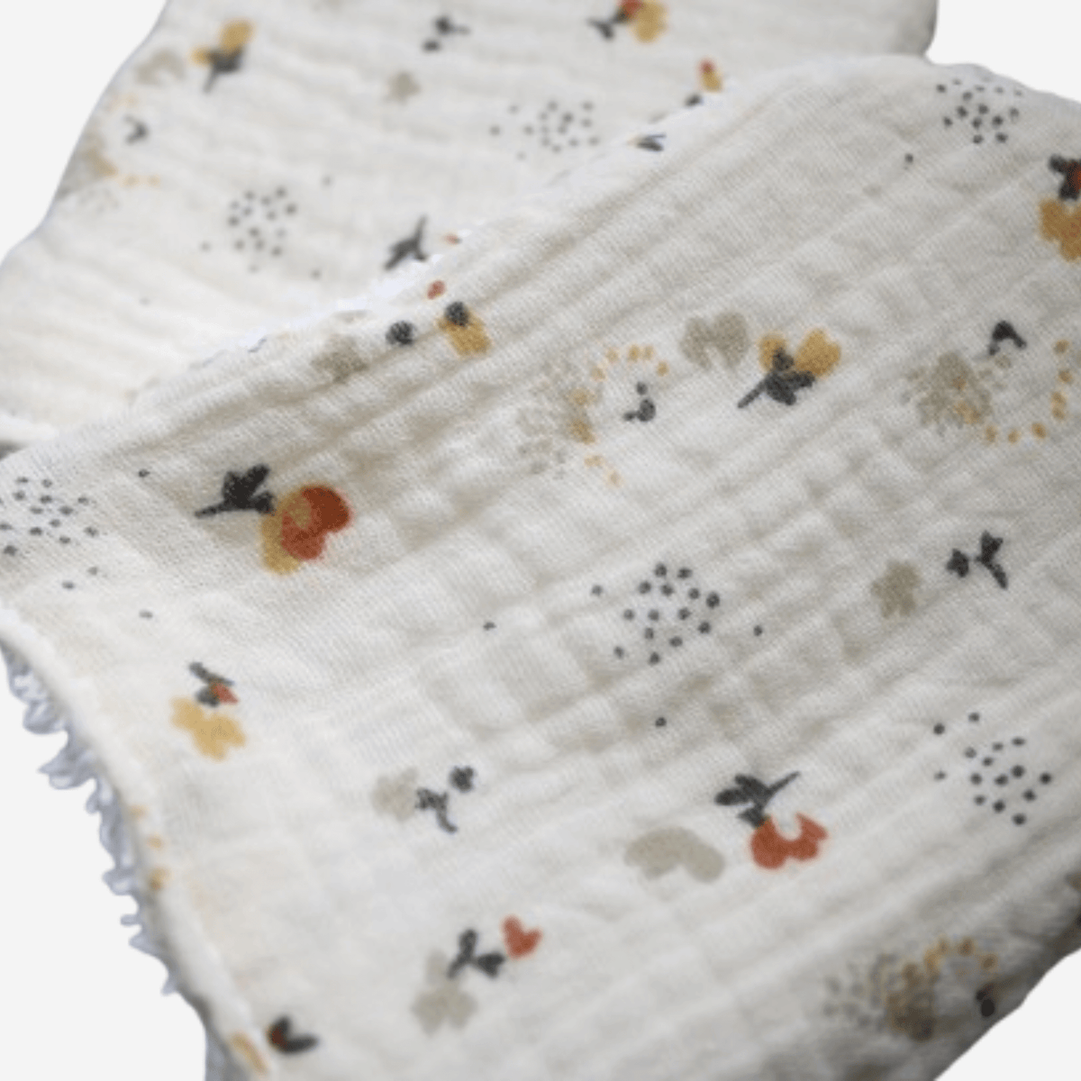 Oeko Tex Baby Hedgehog Cleaning Mitts -  Cotton Clean Gloves Little Scandi baby